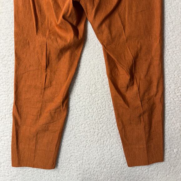 J. Jill Women's Cropped Pants in Rust Orange - Picture 6 of 10